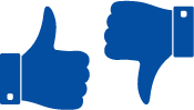 Thumbs up thumbs down
