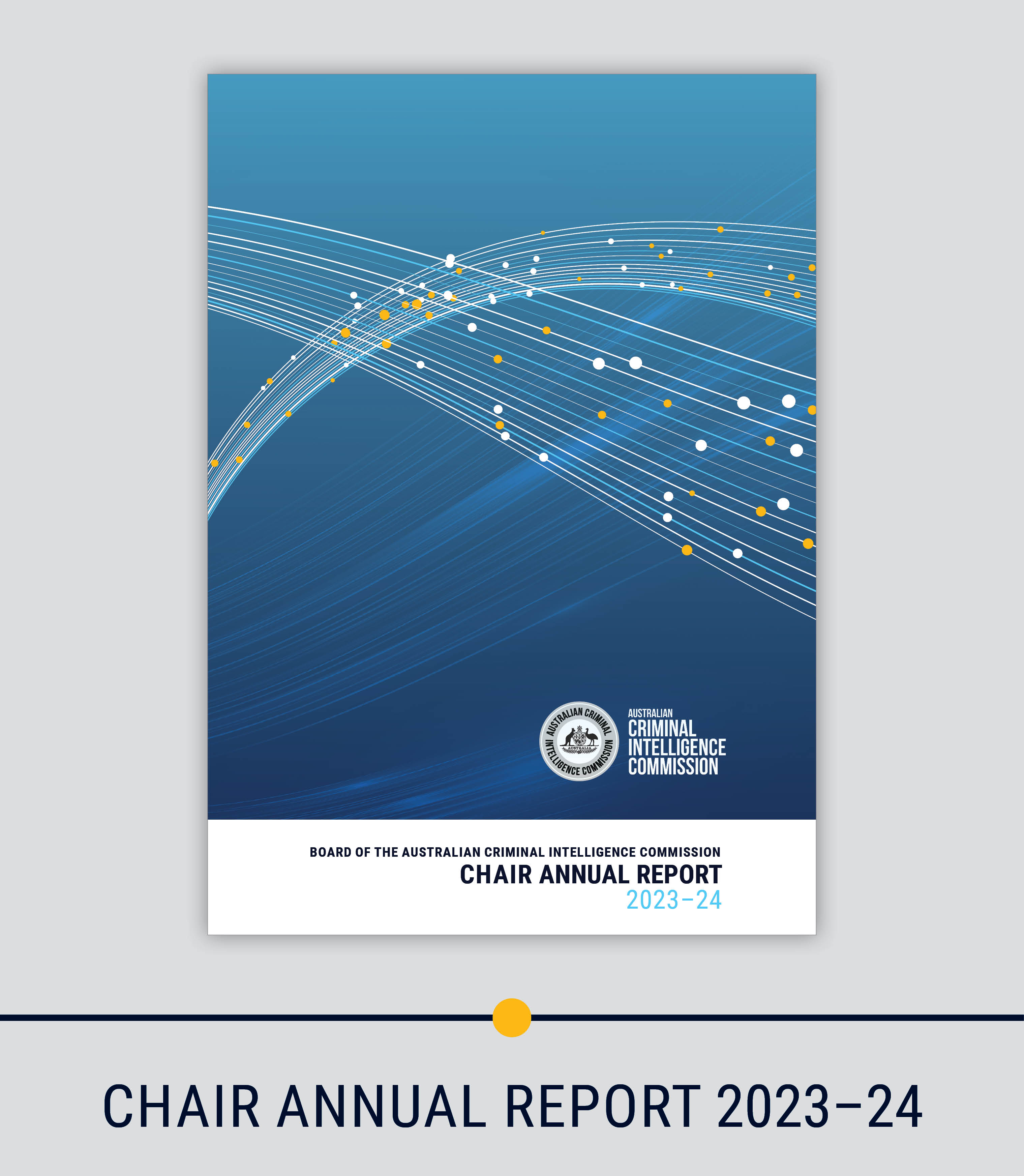 Text reads Chair Annual Report 2023-24