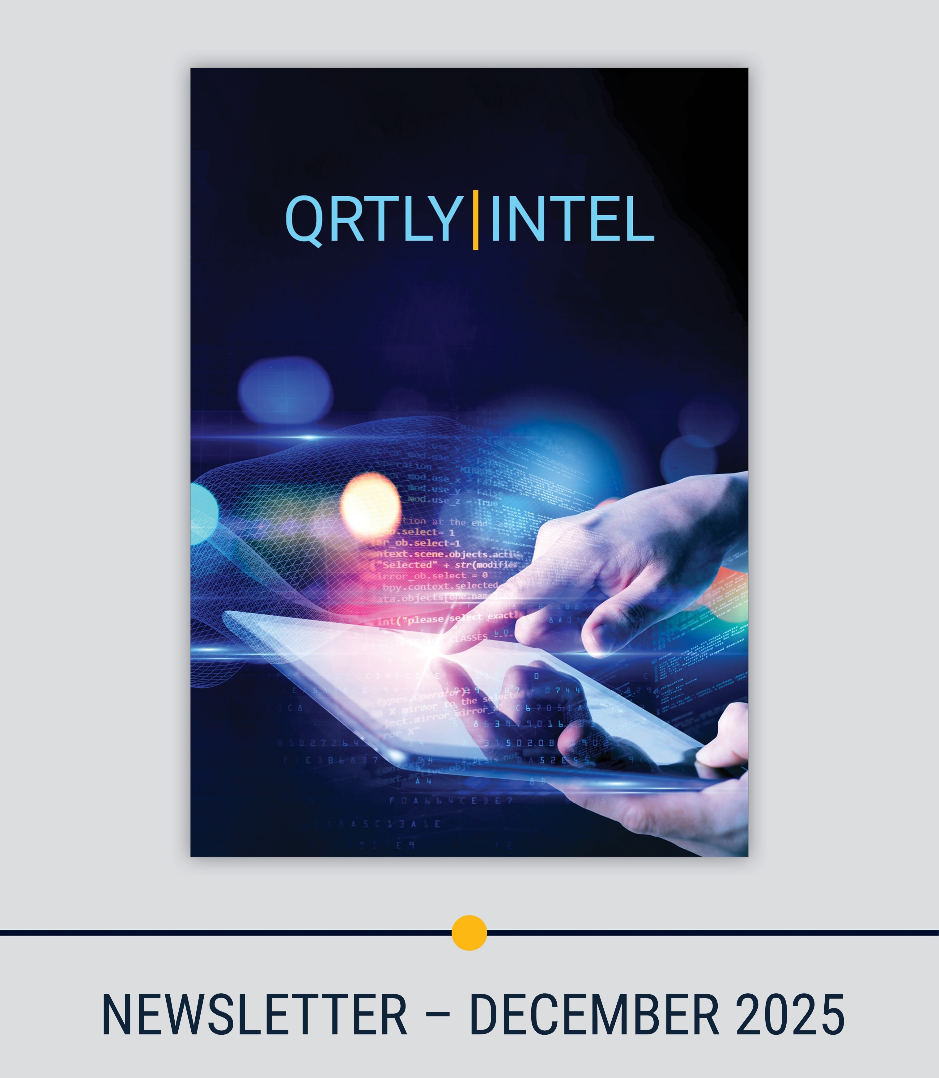 QRTLY INTEL newsletter December